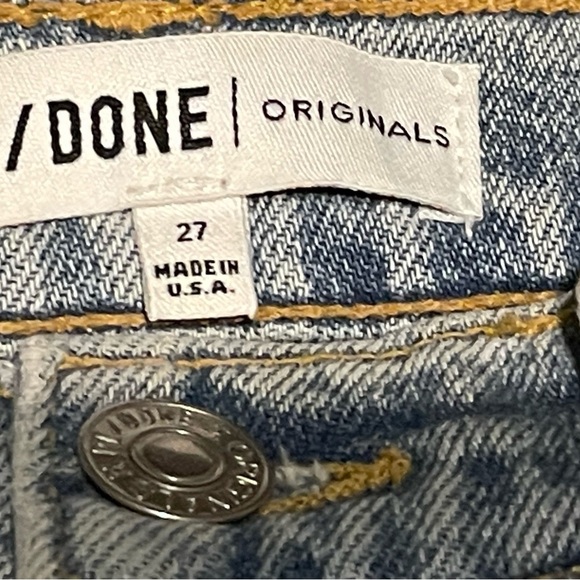 RE/DONE Classic Blue Women's Jeans 27 - Picture 6 of 11